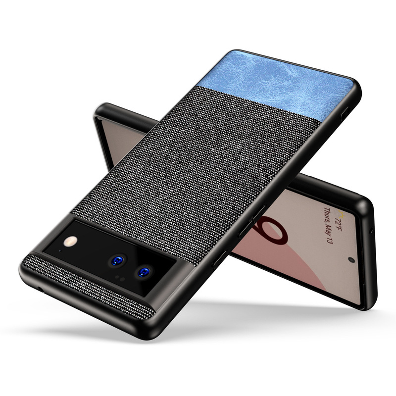 Suitable for Google Google Pixel 7 6 5A 4XL Mobile Phone Case Soft Edge Anti-Fall Canvas Back Cover Protective Cover