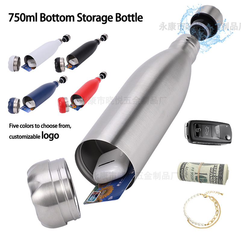 Removable bottom 750ml Coke bottle outdoor storage insulation cold Amazon explosion stainless steel thermos cup Removable bottom 750ml Coke bottle outdoor storage insulation cold Amazon explosion stainless steel thermos cup