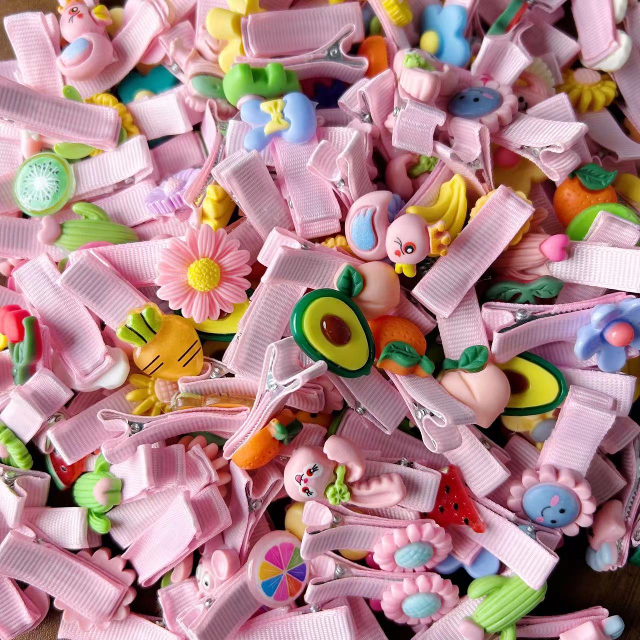 Niños todo incluido clip de tela niñas pequeñas no lastimar cabello roto clip de cabello bebé bebé lateral clip de frangeo menos adornos de cabello