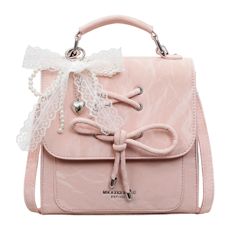 Bolso portátil para mujeres 2026 primavera / verano estilo coreano simple mochila casual nicho sensación cotidiana de moda mochila pequeña image 10
