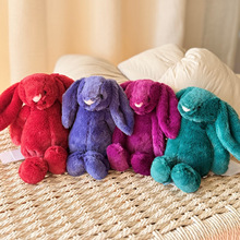 2026年新年邦尼兔四色雪兔毛绒安抚治愈柔软垂耳兔公仔礼物儿童