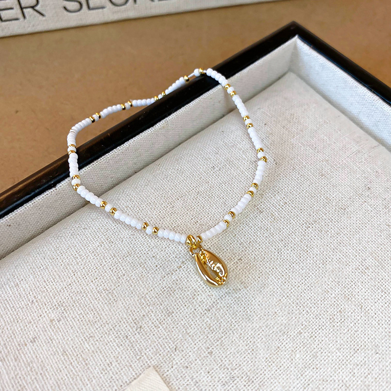 150 brazaletes - Blanco - conchas