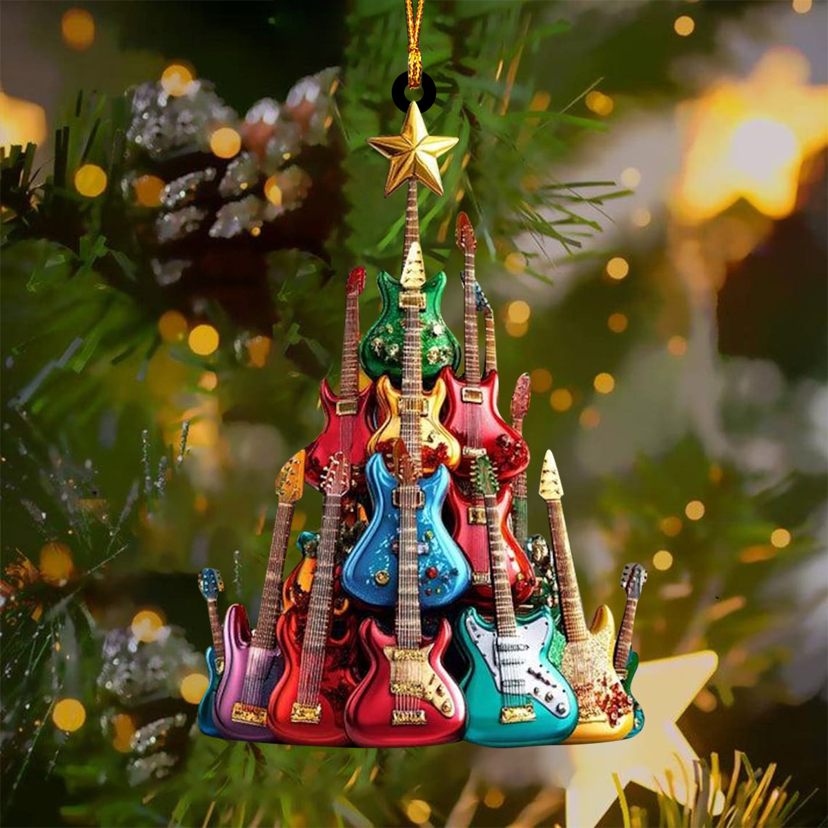 Nuevos productos transfronterizos creativos libros de navidad colgantes de automóviles decoración acrílica navideña decoraciones para el hogar