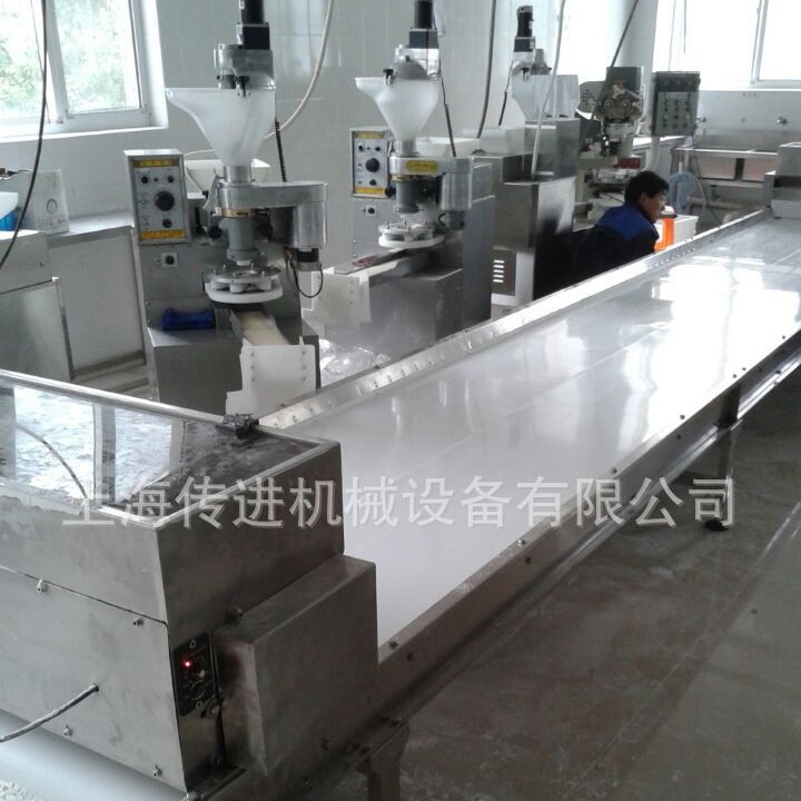 供应年糕配套撒粉机 食品级PU皮带输送机 糍粑输送线供应厂家优惠