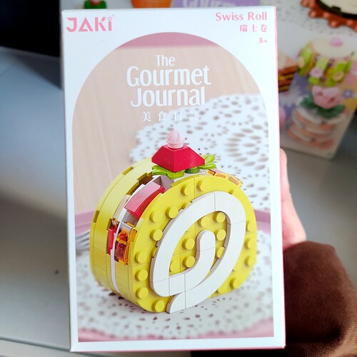 Jiaqi 5630 assembled building blocks pastry set cake blueberry tiramisu assembly model toy children's gift