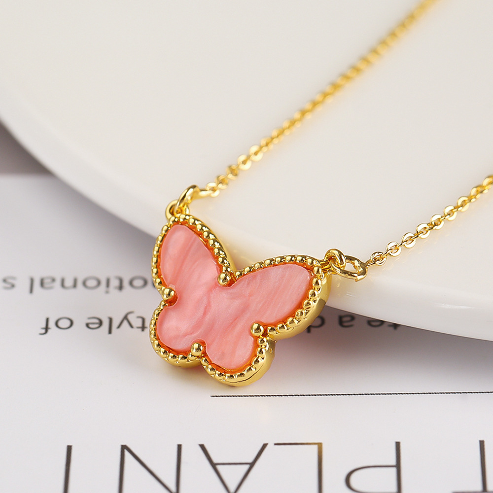 Copper Gold Plated Simple Style Classic Style Plating Butterfly Jewelry Set display picture 7