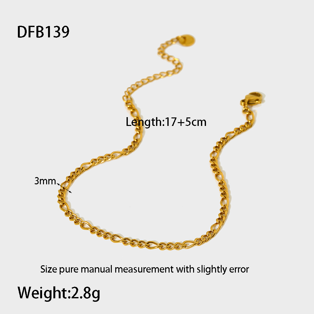 Bracelets Classification IG Style Geometric 304 Stainless Steel Twisted Rope Chain Chain Necklace In Bulk