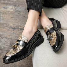 �羳�����ͷƽ��Ь��ʿʱ���׽�һ�ŵ�����Ь��Genuine Leather
