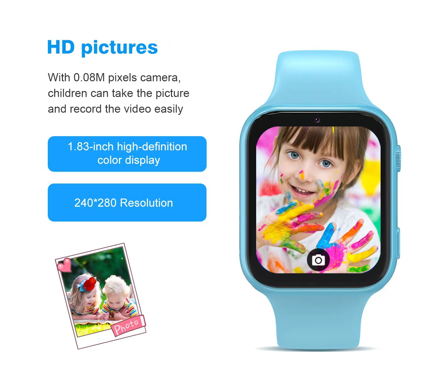 Cross-border children's smartwatch 4G smart positioning video independent call smartwatch exclusively available on Amazon undefined