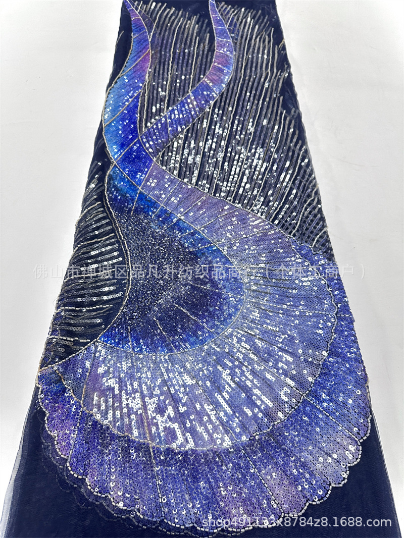 Fantasía de moda falda de sirena tela de sequilla vestido