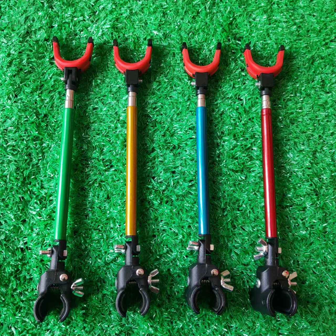 釣魚炮台竿掛後掛天線台釣架竿支架配件大物架杆魚竿杆掛頭羊角頭