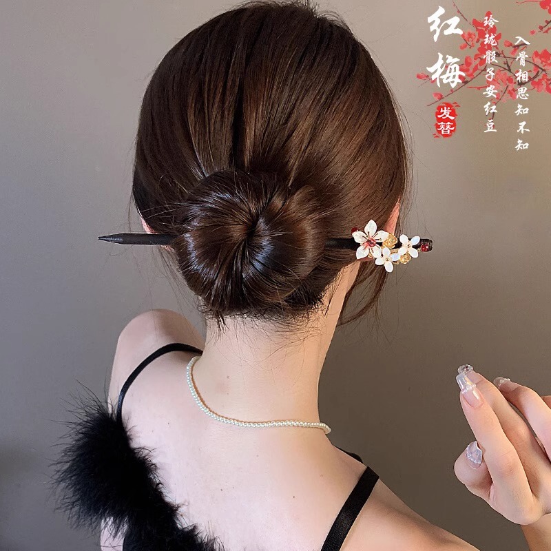 新しい中国風の合金の花のヘアピン、古代スタイルのヘアピン、ハイエンドの軽い高級タッセルヘアピン、ヘアアクセサリー卸売|undefined