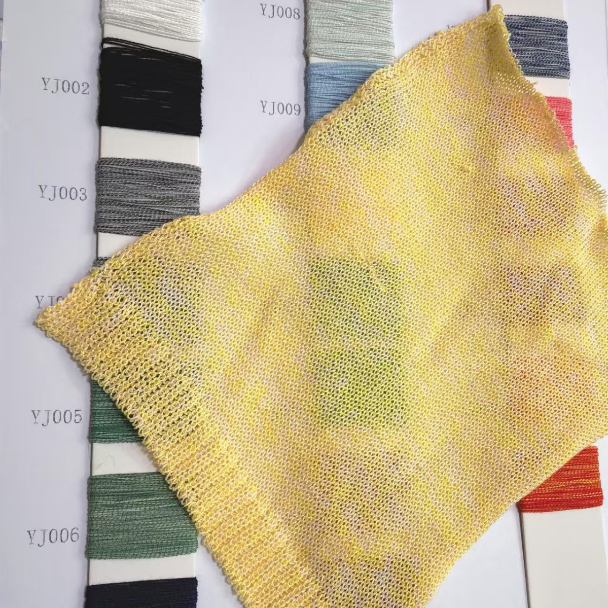 20支迷彩包缠纱 幻彩包缠纱 AB包缠纱 2025春夏纱线 65棉35涤纶