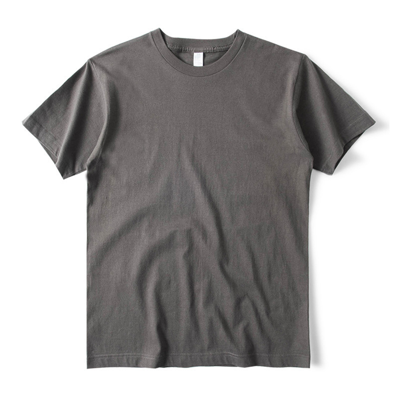 アメリカ式210g重ポンド純綿半袖tシャツ男性丸首ゆるい男性純白シャツ2022新型春|undefined