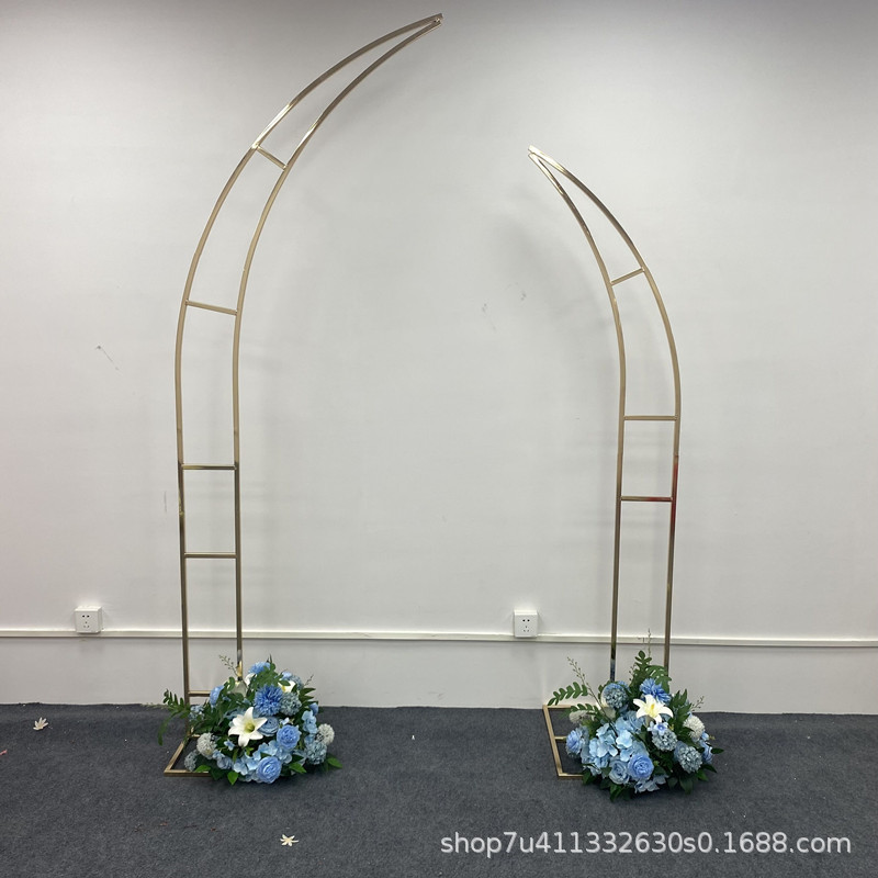 Nueva boda apoyos hierro cuerno puerta exterior boda escena diseño marfil puerta cuerno puerta Fondo pantalla estante