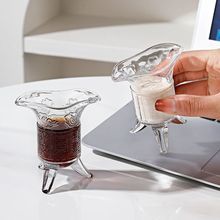 帝王杯ins风创意搞怪三足爵杯美式拿铁咖啡杯玻璃杯奶茶杯玻璃杯