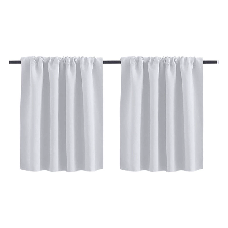 Трансграничный новый спот от имени сплошных цветных высокоточных коротких занавесок готовые затемненные занавески кухонная занавеска кофейная занавеска