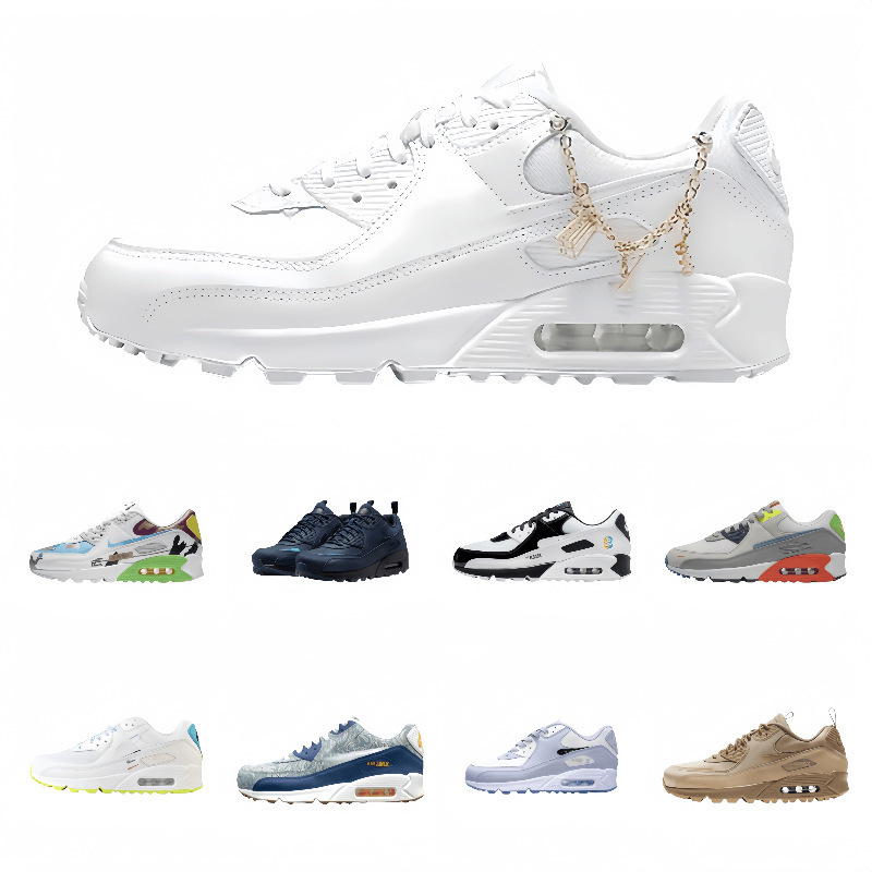 Cross-Border Export Putian Shoes Air Max90 Air Cushion Shoes Running Shoes Men's and Women's Casual Sports Shoes Wholesale 03
