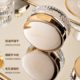 Herry silk feather yarn soft mist honey powder long-lasting oil control waterproof makeup powder cake light invisible pore no makeup loose powder