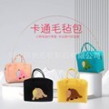 Storage bag, case bag, set, suitcase, storage box, cartoon cute organizer bag for students, capacious travel bag 2