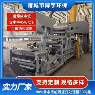 定制超高压脱水机 工业固废污泥脱水系统 生活污泥高压脱水压滤机