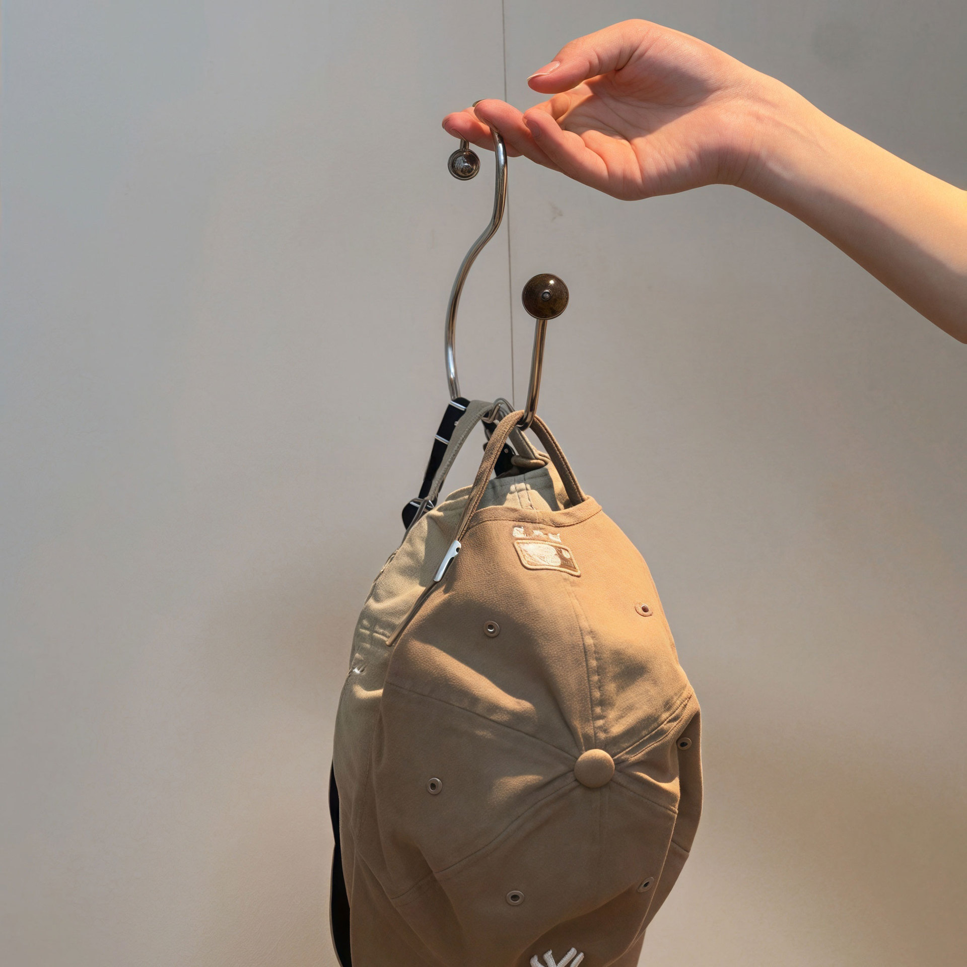 Gabinete de almacenamiento de ganchos de sombrero percha de artefactos gorra de béisbol de lengua de pato gancho multifuncional para el hogar gancho bolso gancho