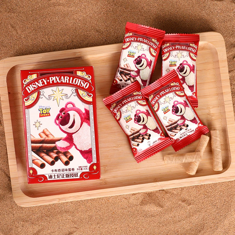 Snack (Disney·Pixar LOTSO) Cappuccino Egg Roll Cookies, gift pack 30–40 g