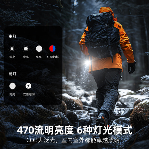 Walsen T7 Flashlight High Power Charging Ultra Bright Outdoor Long Range Portable Mini Magic Light Strong LED Gift Work