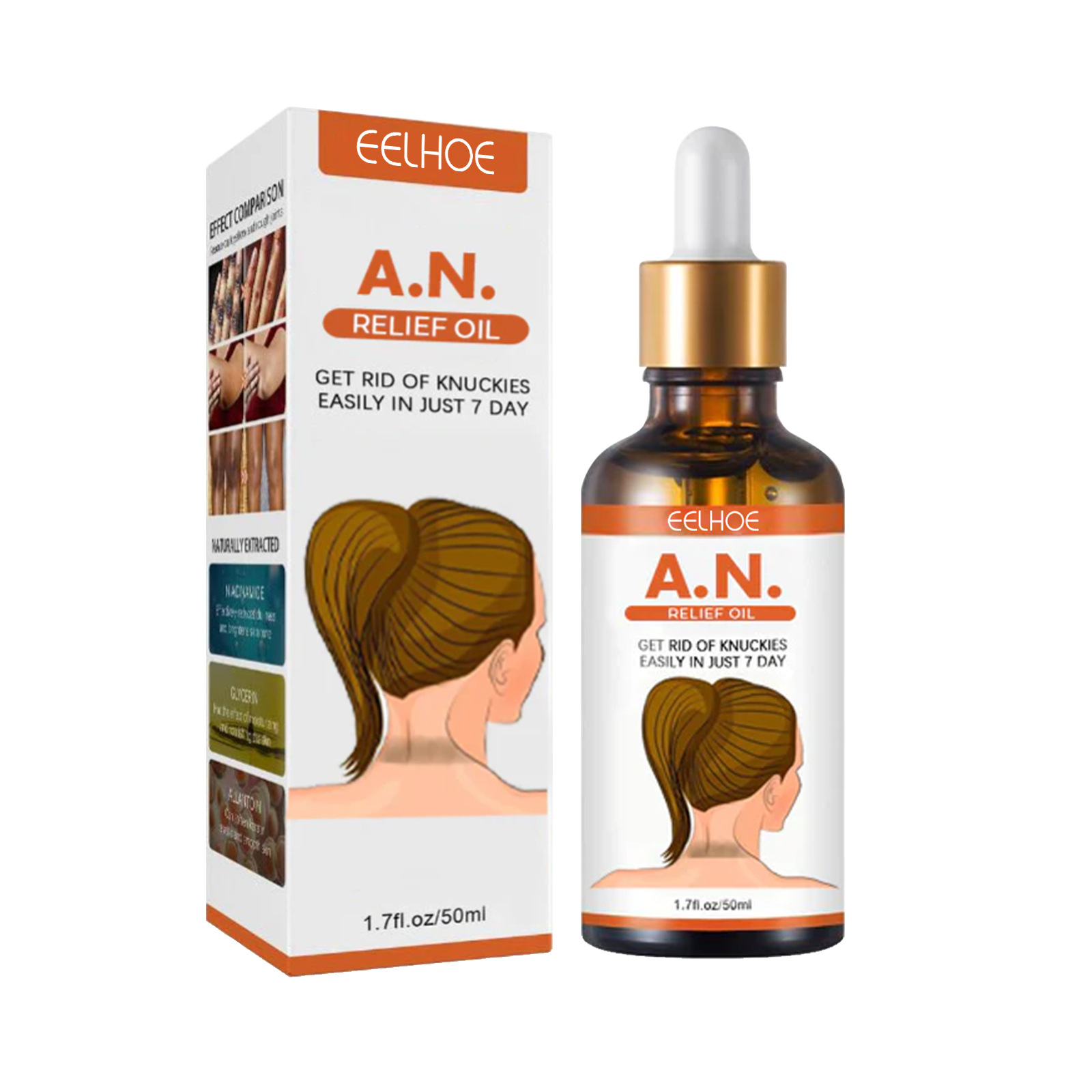 EELHOE Blackning&Whitning Essntial Oil Arm Axillary Joint Moisturizing&Brightning Evn Skin Color Exfoliating_voghion.com