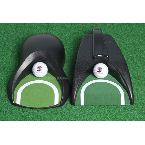 Golf automatic ball returner putting practice device electric home office practice supplies gravity sensing