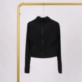 Black polka dot short jacket