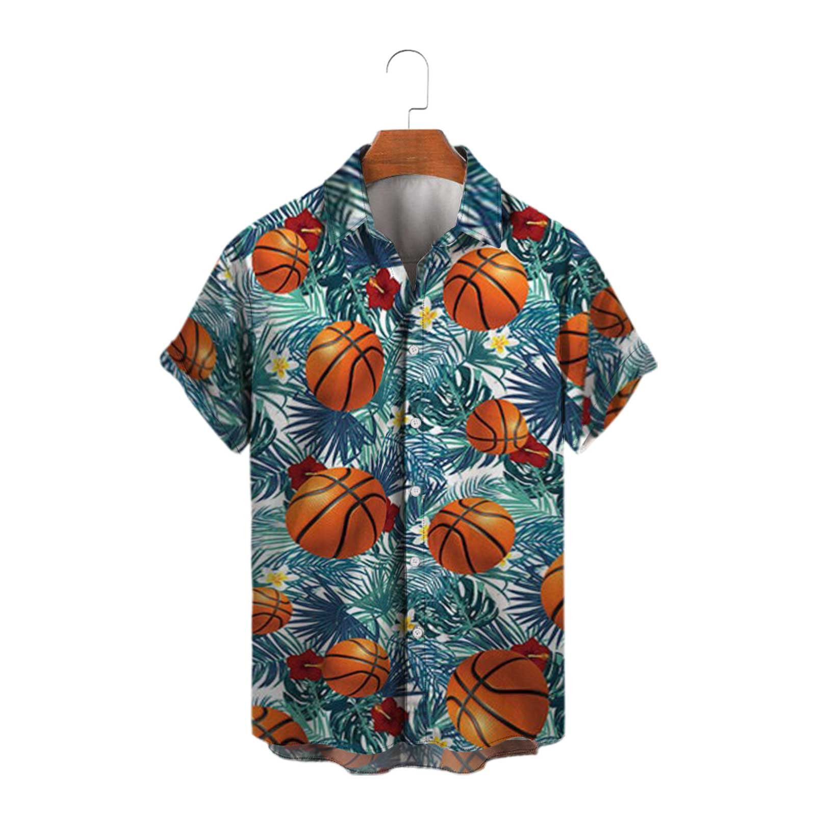 Playa hebilla serie deportes año nuevo camisa cárdigan camisa casual seis hombres Navidad transfronteriza 2024 corto Europa y América