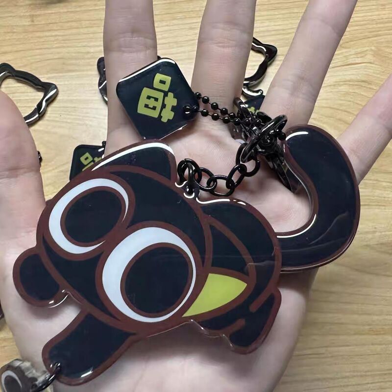 罗小黑战记大电影2周边亚克力钥匙扣可爱包包摇摇挂件送朋友礼物|undefined