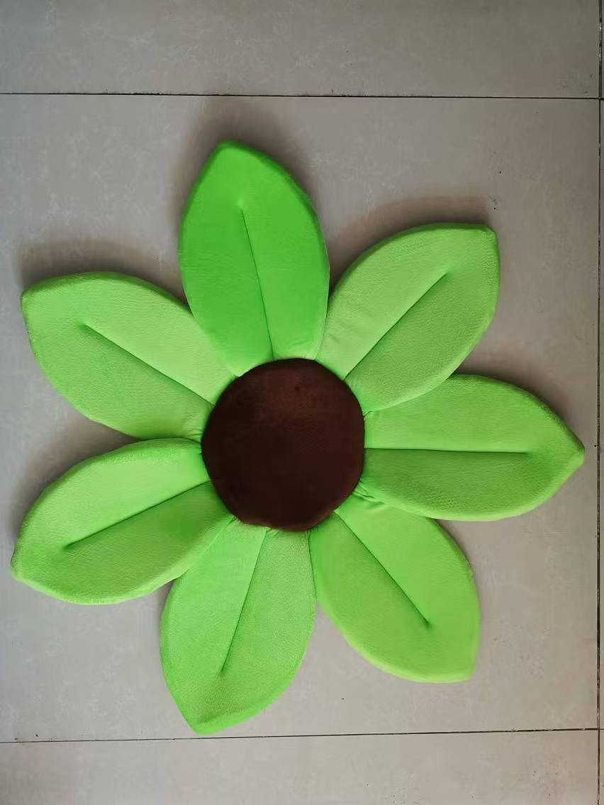 Creativo nuevo baño flor alfombra de baño lindo dibujos animados simulación flor cojín felpa juguete creativo sofá comedor silla cojín