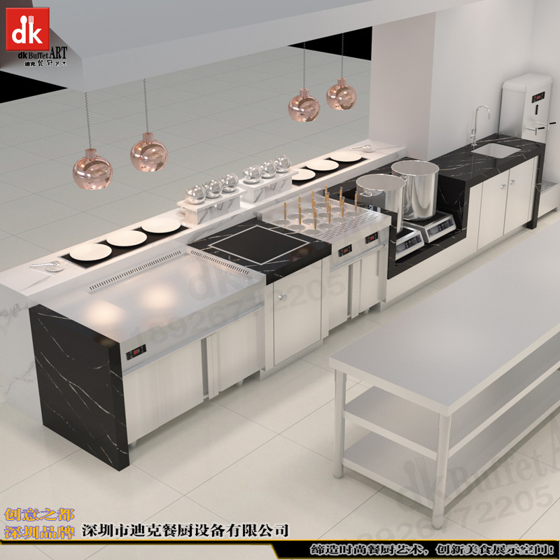 Unique Buffet Table Customization Foreign Trade Merchant Partner Hotel Buffet Restaurant Design Case Picture