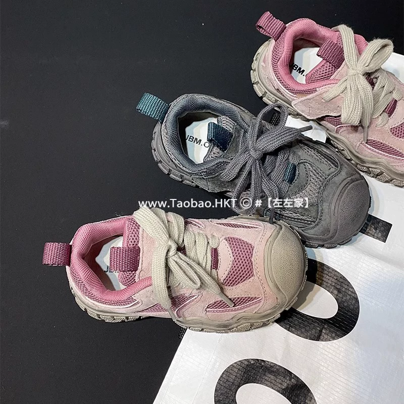 Детская корейская спортивная обувь осенняя мужская и женская обувь для детей на открытом воздухе