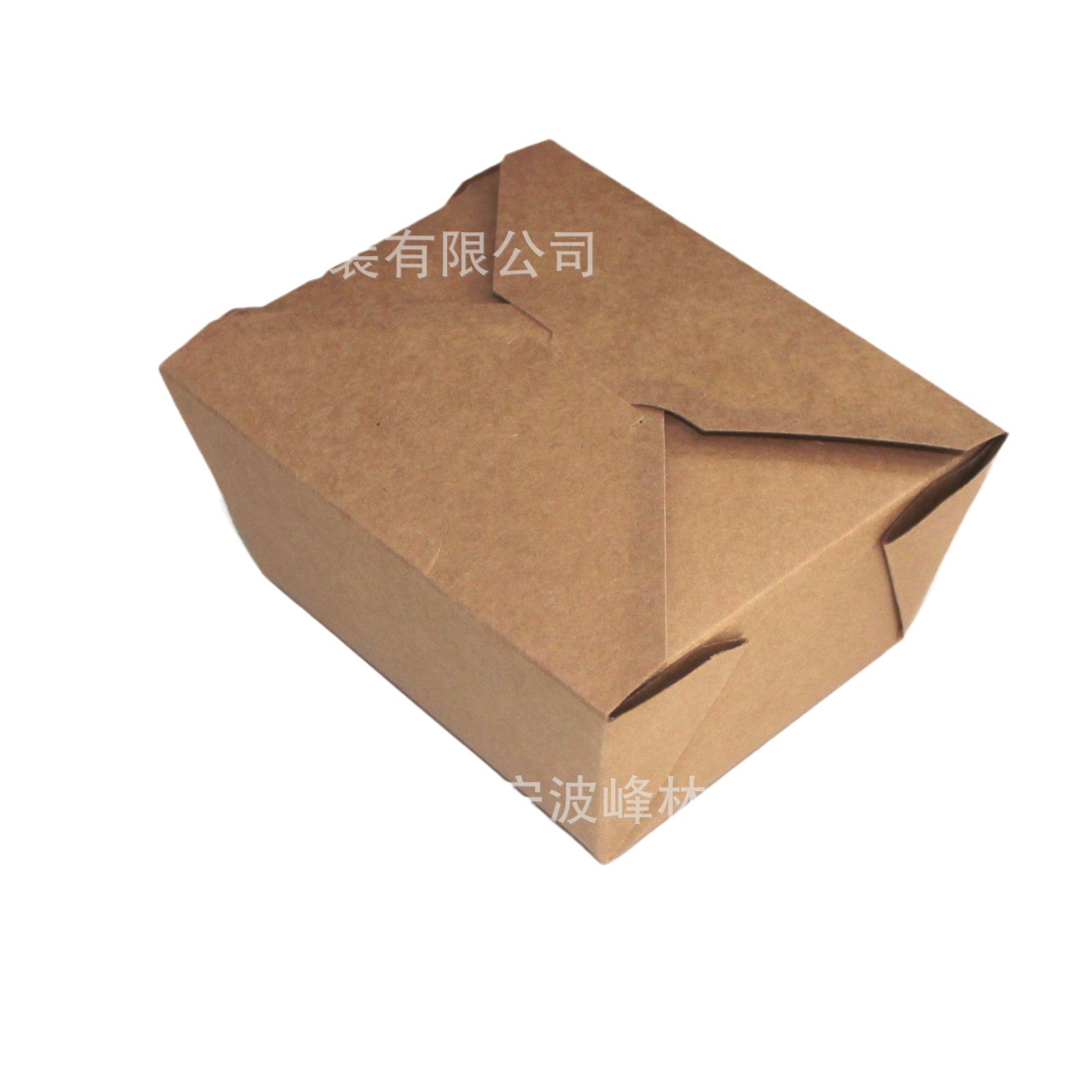 Fiambrera personalizada desechable de papel kraft, caja de embalaje de arroz frito con pollo frito coreano, caja de embalaje de pasta de ensalada al por mayor