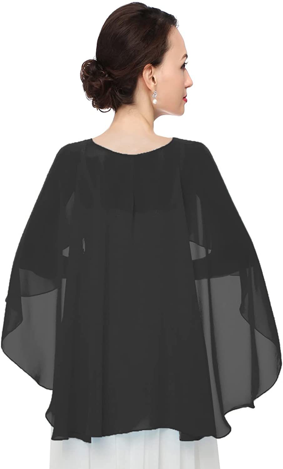 100g Weight Shawl Classification Daily, Street Occasion Chiffon Material Solid Color Pattern Summer, Spring, Autumn Season Women's Gender Streetwear Style Women's Streetwear Solid Color Chiffon Shawl 3