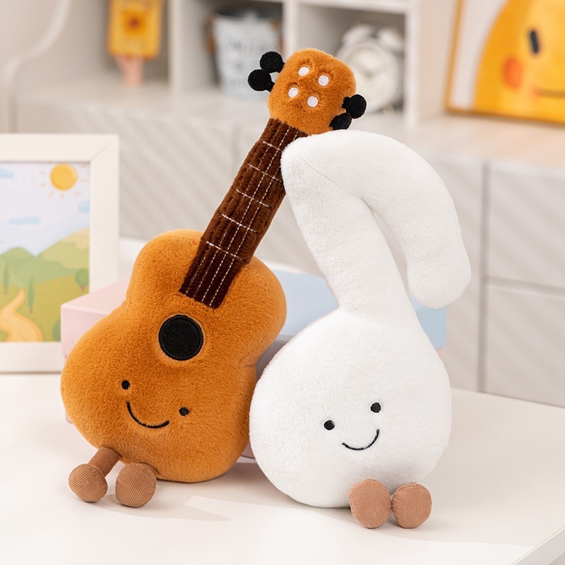 クリエイティブバイオリンピパ人形ぬいぐるみギター音符音叉楽器人形音楽クリエイティブ製品枕|undefined