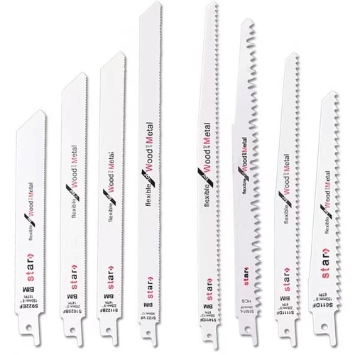 Reciprocating saw blade woodworking metal plastic cutting saber saw bimetal high carbon steel coarse tooth fine tooth machine saw blade