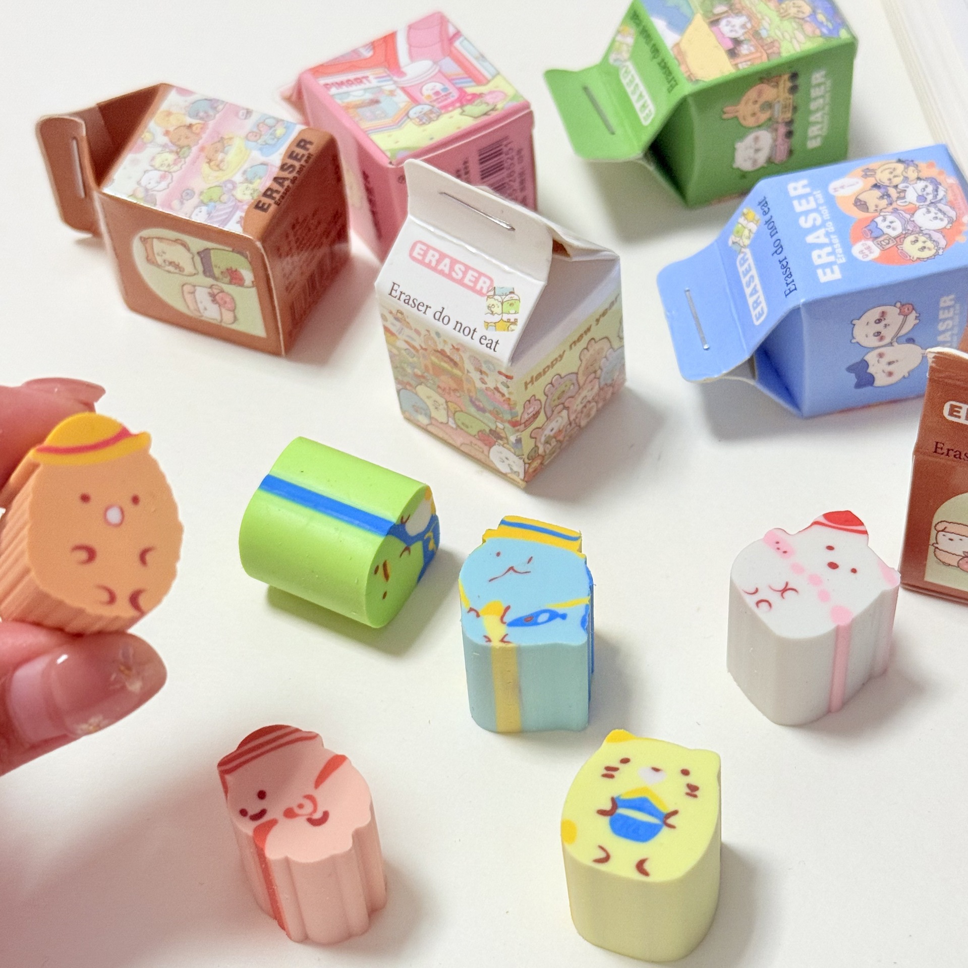 10박스/귀여운 고무블라인드박스 랜덤