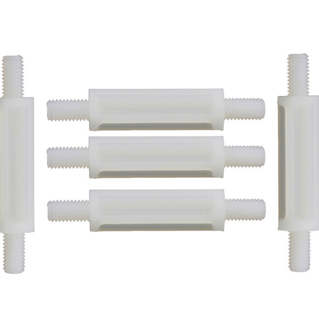 大量批发 HPI3-12 双头外螺纹隔离柱 塑料J螺纹隔离柱 PC板间隔柱