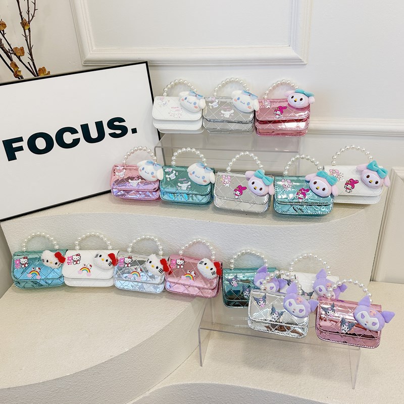 Bolsas infantiles lindas princesas de dibujos animados bolsas de mano niñas extranjeras bolsas de hombro para niños accesorios de cambio