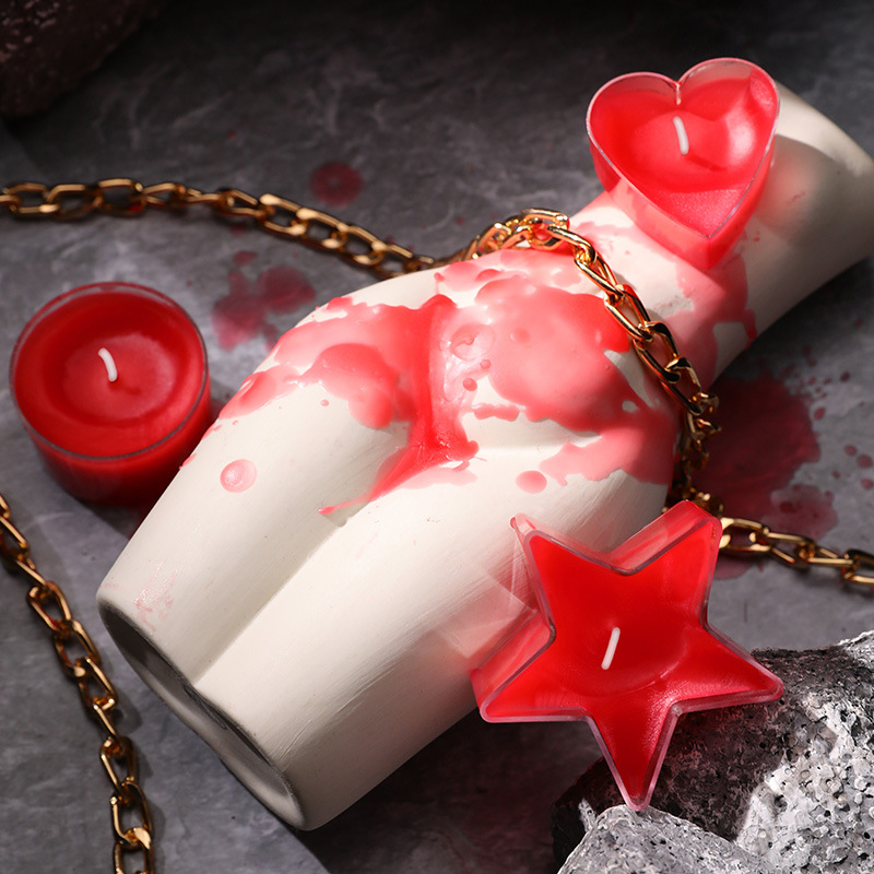 Velas de baja temperatura amor adultos juguetes sexuales pareja preliminares ajuste de cera de goteo de cera alternativa 350 / caja image 3