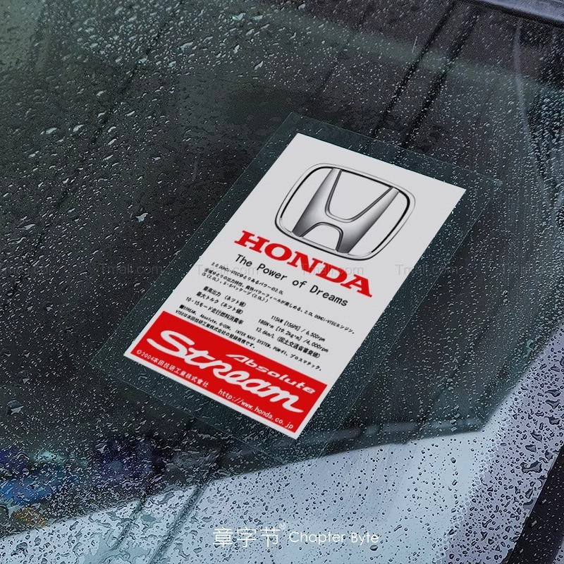 Honda Shiyun (adesivo estático)