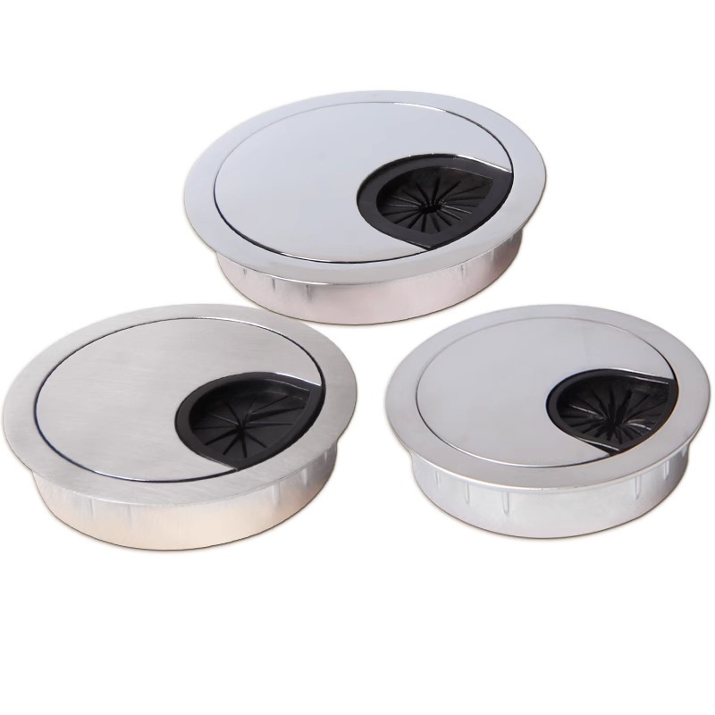 컴퓨터 사무실 책상 스레딩 홀 커버 보드 데스크탑 케이블 박스 밀봉 커버 데스크 장식 링 오프닝 홀 라운드 홀 커버