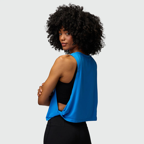 2024 Cross-border Loose Sleeveless Tank Top Athletic Backless Top Women Running Training Yoga Top Loose Fitness Backless Top