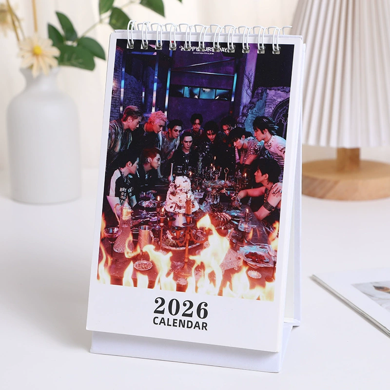 Настольный календарь 2026 — Stray Kids SVT (G)I-DLE, новый календарь с изображениями знаменитостей