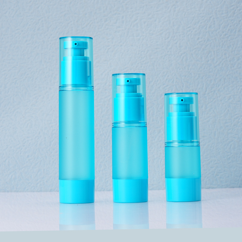 15ml30ml50ml马卡龙色按压式真空瓶粉底液精华乳液分装瓶化妆品瓶