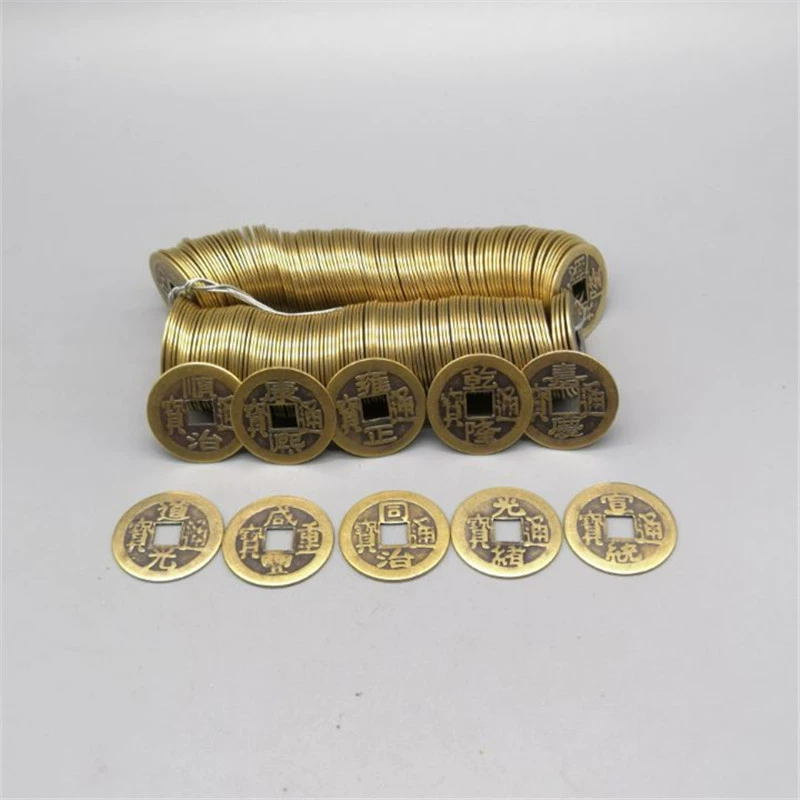 Фабрика оптом 2,3 см чистой меди пять император деньги шесть император деньги медные деньги десять император деньги